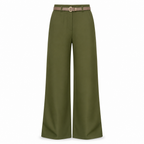 Women's Casual Wide Leg Suit Pants Autumn Winter Long Trousers