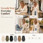 Women's Long Single Breasted Knitted Cardigan Sweater Casual Outerwear Coat for Autumn and Winter