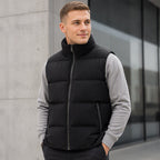 ⏰ Seasonal changeover sale: 50% off – quality at half the price! ✨Men's Classic Stand Collar Padded Vest