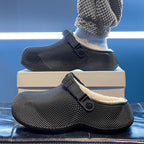 Men's Winter Warm Plush-Lined Slippers