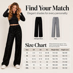 🔥 50% off 🔥 Women's wide-leg pants with sparkling sequins