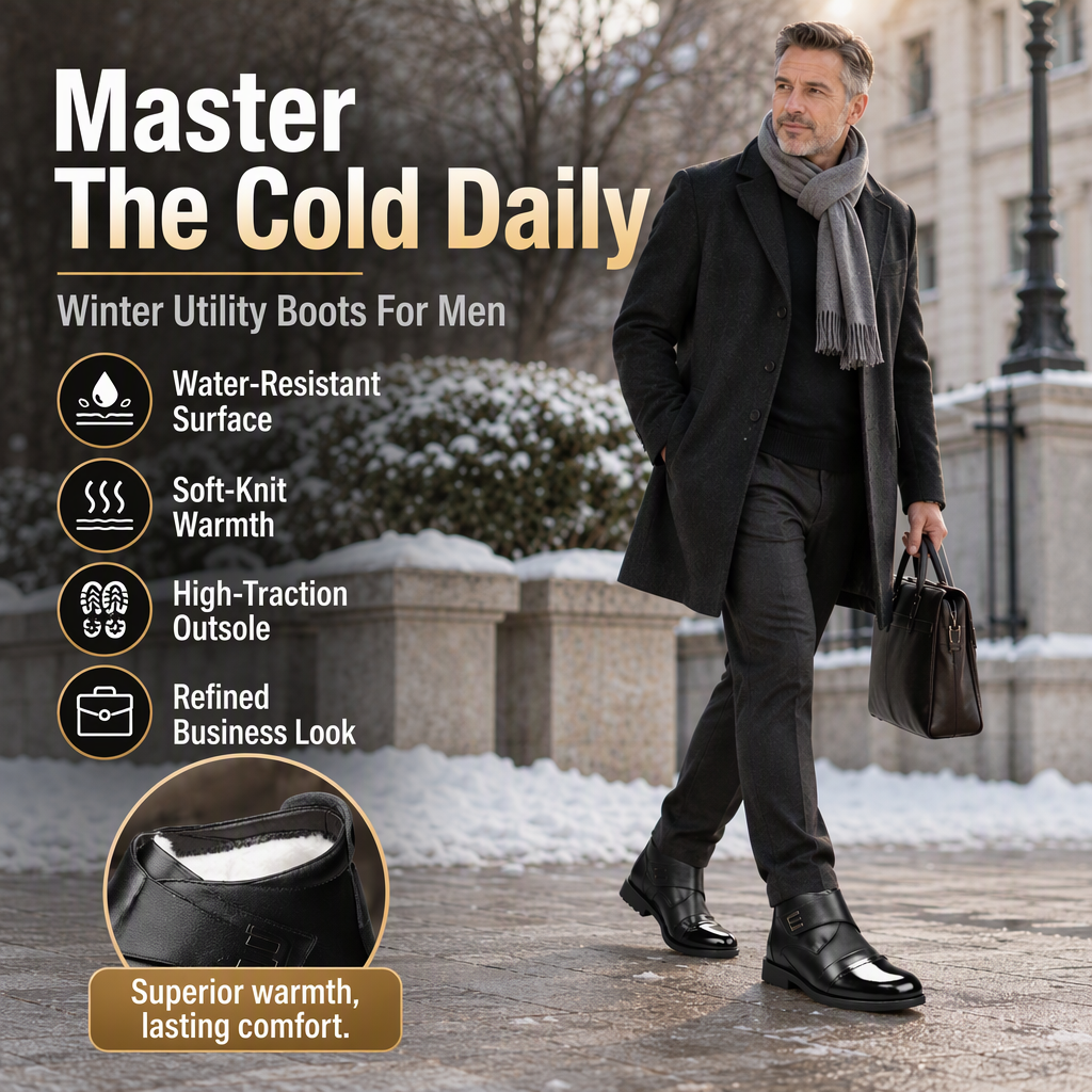 Men's Winter Thermal Waterproof Shoes