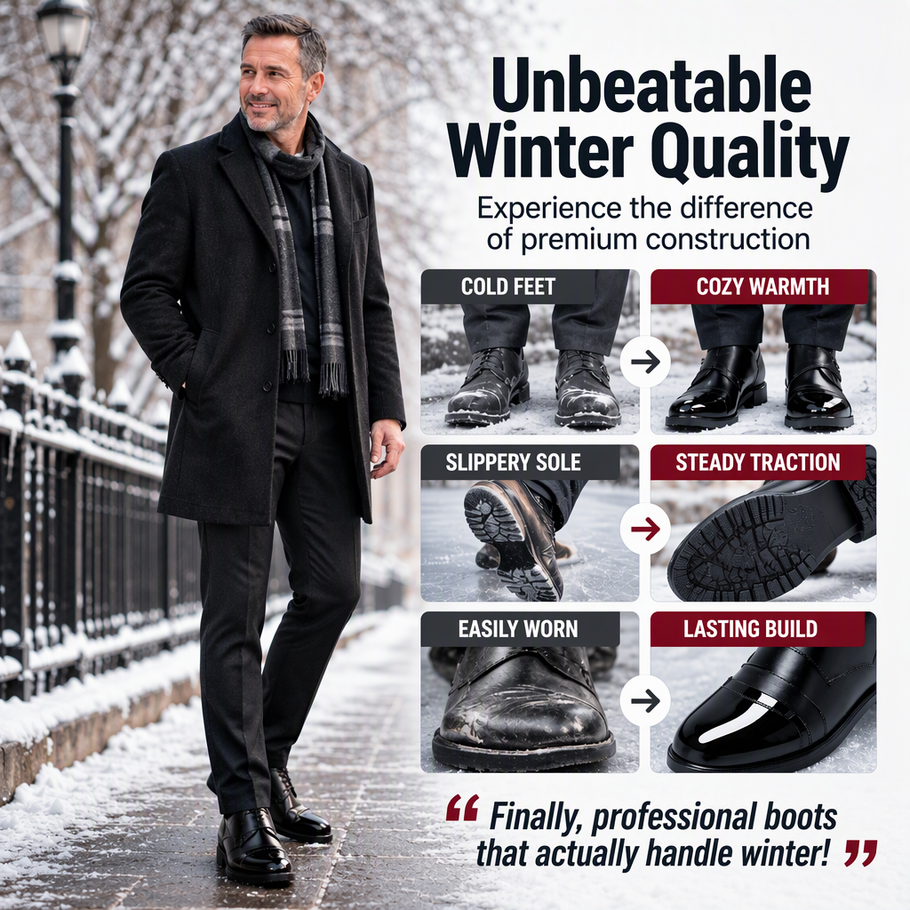Men's Winter Thermal Waterproof Shoes