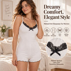🦋 Women's Butterfly Back Lace Romper – Elegant, Flattering & Comfortable Nightwear✨ – 50% OFF | 30-Day Money-Back Guarantee
