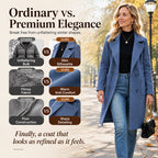 Women's Double-Breasted Woolen Coat