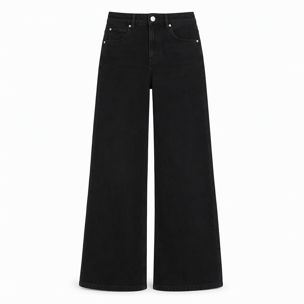 Women's Loose Fit Straight Leg Denim Jeans
