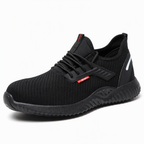 Men's Steel Toe Safety Shoes Breathable Work Boots Lightweight Puncture Resistant Protective Shoes