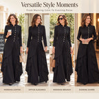 📦Free Shipping✈️Women's Elegant Longline Coat and Wide-Leg Pants Set