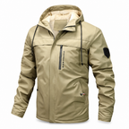 Men's American Retro Plush Lined Loose Fit Spring Autumn Coat