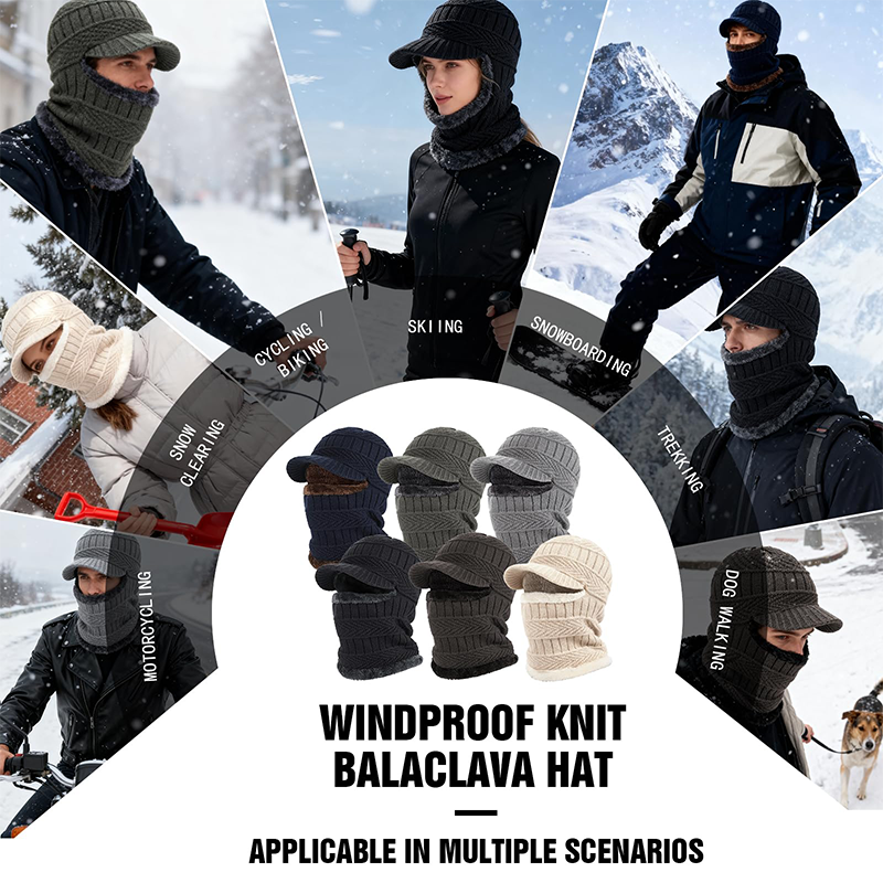 ❄️ 3-in-1 Winter Balaclava – Insulated Hood with Protective Goggles ✨ | 30-Day Money-Back Guarantee
