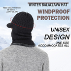 ❄️ 3-in-1 Winter Balaclava – Insulated Hood with Protective Goggles ✨ | 30-Day Money-Back Guarantee