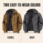 ⏰ Last Day of the Sale – 50% OFF ✨Men’s Plush-Lined Hooded Work Jacket