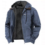 ⏰ Last Day of the Sale – 50% OFF ✨Men’s Plush-Lined Hooded Work Jacket