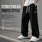 🍂Men's Relaxed Fit Corduroy Cargo Pants, Multi-Pocket Casual Trousers, Vintage Loose Outdoor Corduroy Bottoms