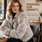 Women's Faux Fur Short Winter Coat