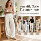 🔥 New Arrival – 50% OFF Now! 👖 Women's Cozy Soft Wide-Leg Pants ✨ ultra-soft fabric, loose wide leg, comfy casual trousers