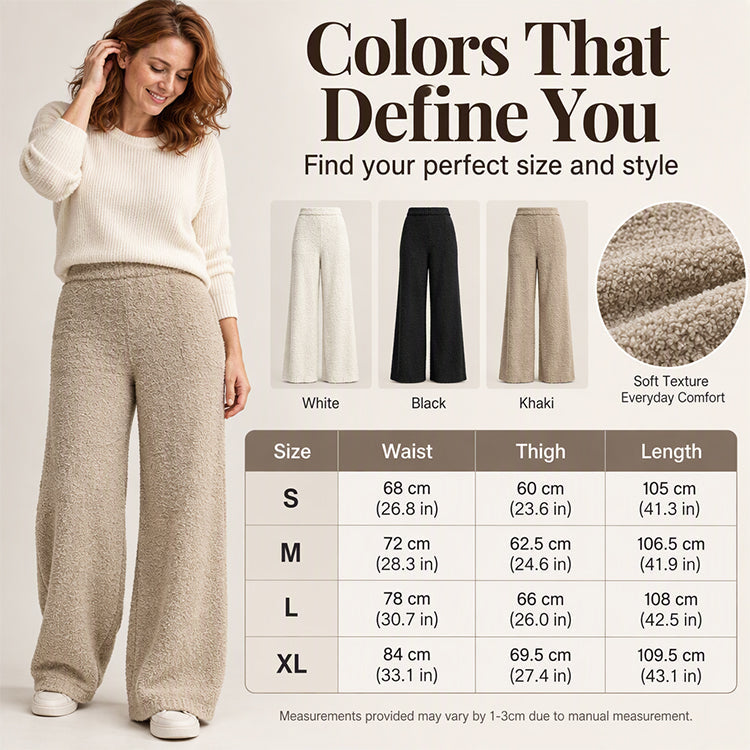 🔥 New Arrival – 50% OFF Now! 👖 Women's Cozy Soft Wide-Leg Pants ✨ ultra-soft fabric, loose wide leg, comfy casual trousers