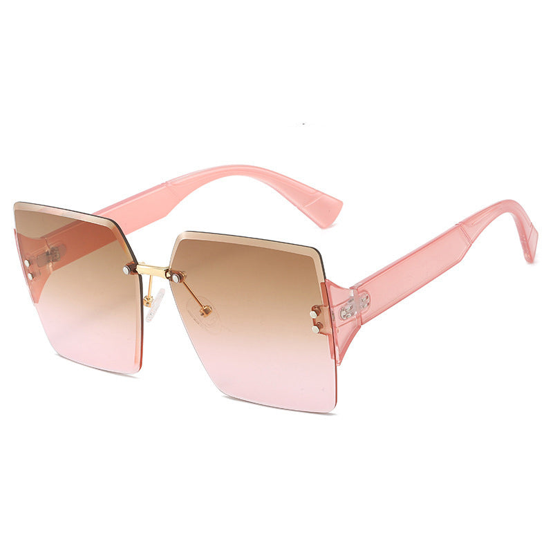 Women's Fashion Frameless Square Sunglasses