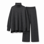 ❄️Women Loose Turtleneck Sweater and Knit Pants Set Casual Thick Warm Fall Winter Two Piece Outfit