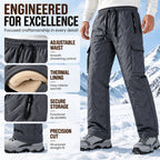 🏂 Men's Winter Plush-Lined Cargo Pants