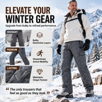 🏂 Men's Winter Plush-Lined Cargo Pants