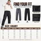 🏂 Men's Winter Plush-Lined Cargo Pants