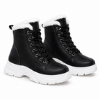 Women Winter Snow Boots Warm Plush Lined Thick High Top Ankle Boots