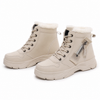 Women Winter Snow Boots Warm Plush Lined Thick High Top Ankle Boots