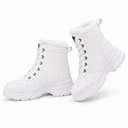 Women Winter Snow Boots Warm Plush Lined Thick High Top Ankle Boots